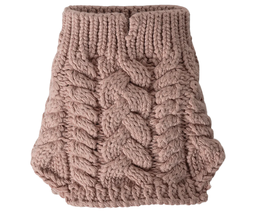 Maileg Stickad Tröja till Hund Valp Rosa - Dark Rose Puppy Supply