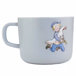 Mugg med Öra Emil i Lönneberga Blå Astrid Lindgren Rätt Start Barnmugg