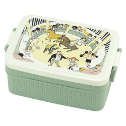 Lunchlåda med Fack Pippi Långstrump Grön Astrid Lindgren Rätt Start Pippi Cirkus Matlåda till Barn
