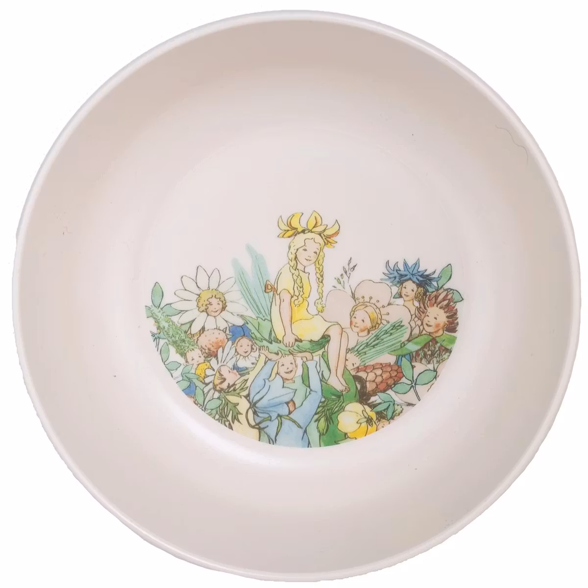 Skål Elsa Beskow Blomsterfesten Blommor Rätt Start Barnservis