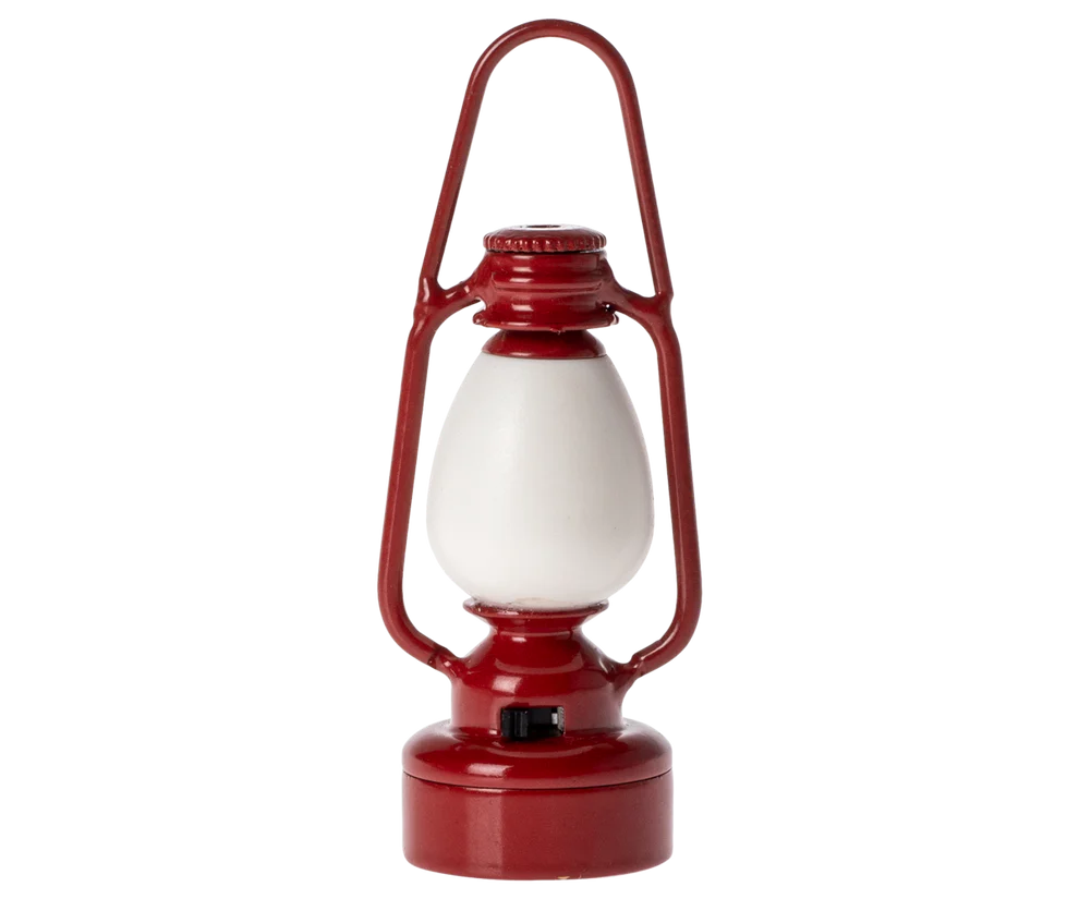 Maileg Lykta Röd - Vintage Camping Lantern