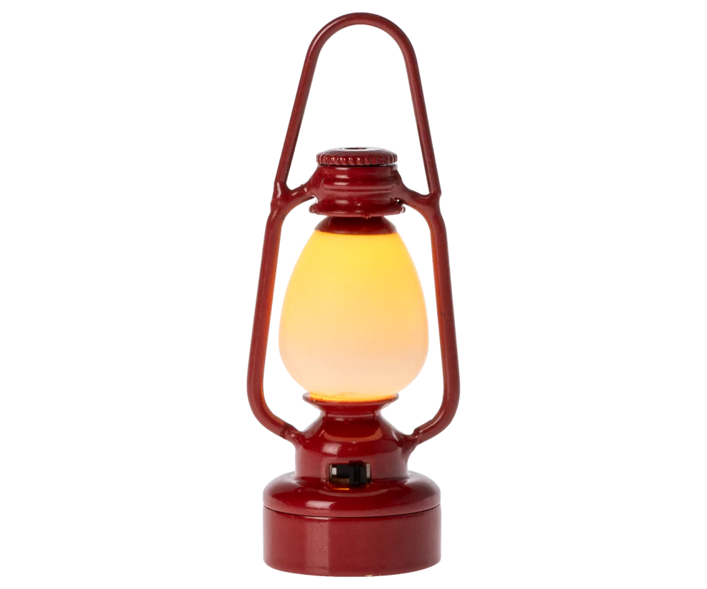 Maileg Lykta Röd - Vintage Camping Lantern