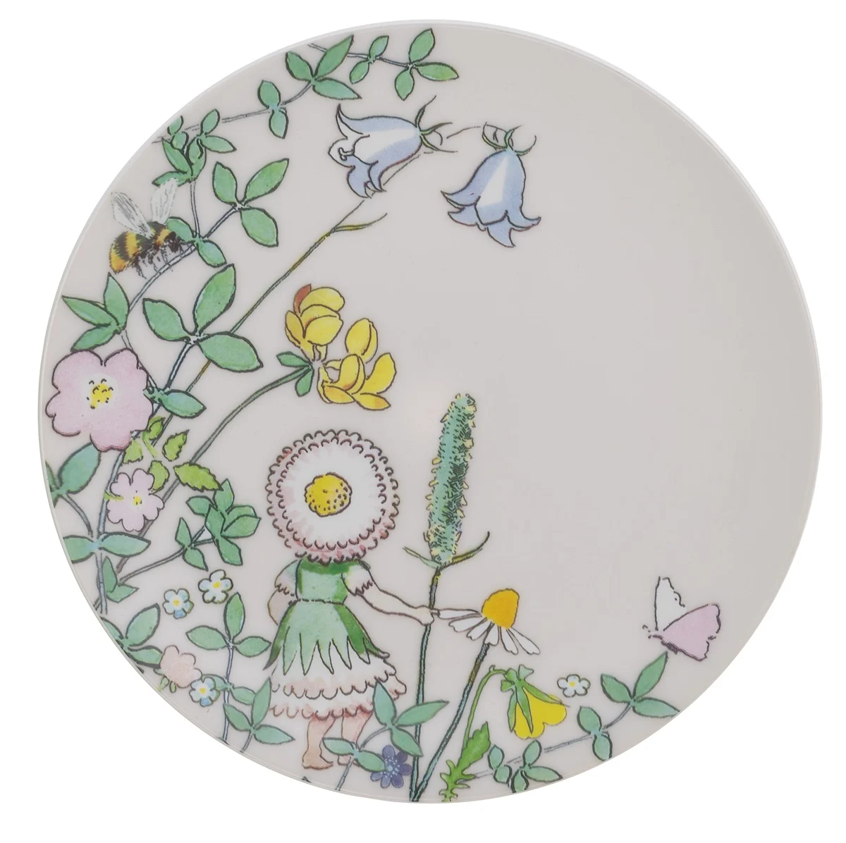 Tallrik Elsa Beskow Blomsterfesten Blommor Rätt Start Barnservis