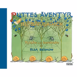 Puttes Äventyr i Blåbärsskogen - Bilderbok av Elsa Beskow