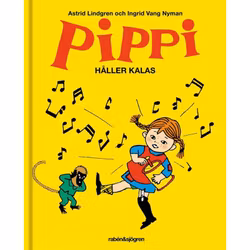 Pippi Håller Kalas - Bilderbok av Astrid Lindgren Pippi Långstrump
