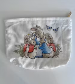 Necessär i Tyg Pelle Kanin - Badrumstillbehör till Barn