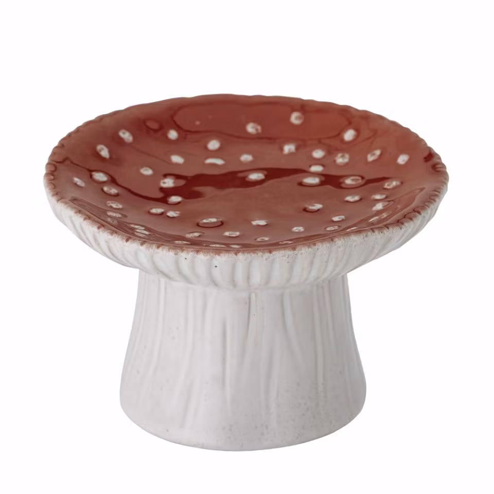 Bloomingville Fat på Fot Svamp - Sophine Pedestal Bowl Flugsvamp Skål