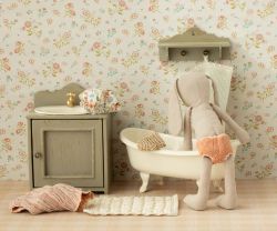 Maileg Badrumsmatta Vit Offwhite