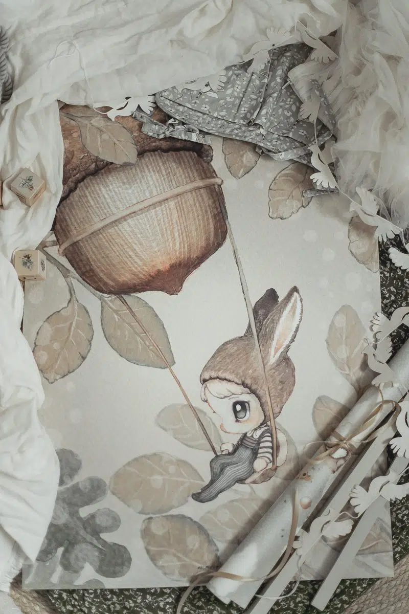 Mrs Mighetto Poster Ekollon Pojke Mr Arthur 30 x 40 cm