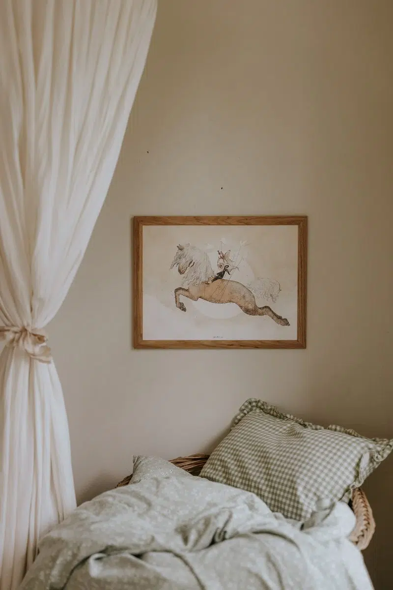 Mrs Mighetto Poster Häst Billie & Bo 30 x 40 cm