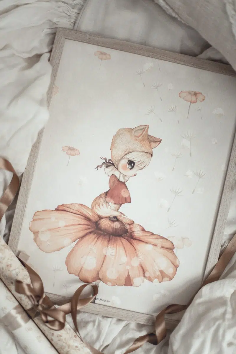 Mrs Mighetto Poster Blomma Miss Marion 50 x 70 cm