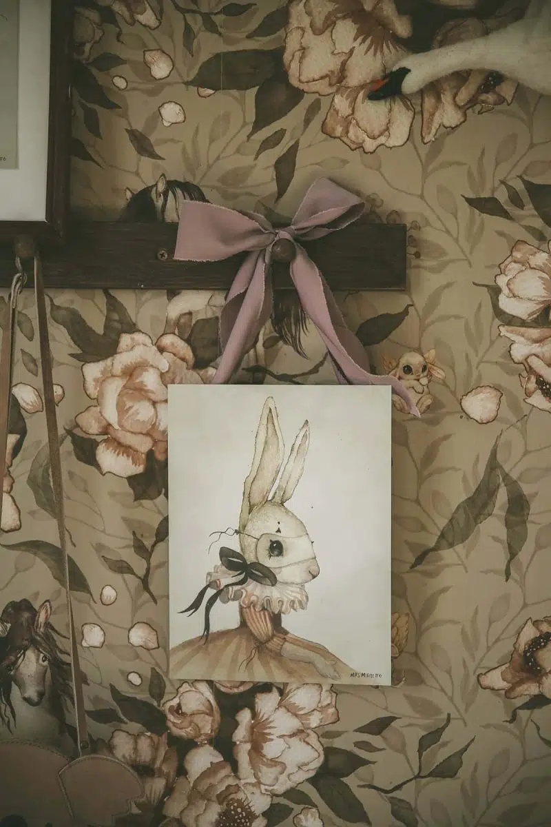 Mrs Mighetto Poster Kanin Miss Iris 18 x 24 cm