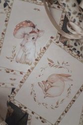 Mrs Mighetto Kort 2-pack Kanin Woody Hare