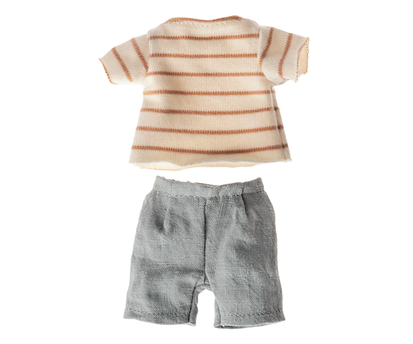 Maileg Kläder till Kanin Storlek 1 - Randig Tröja och Blå Byxor