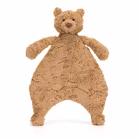 Jellycat Snuttefilt Björn - Bartholomew Bear Comforter Nalle Brun