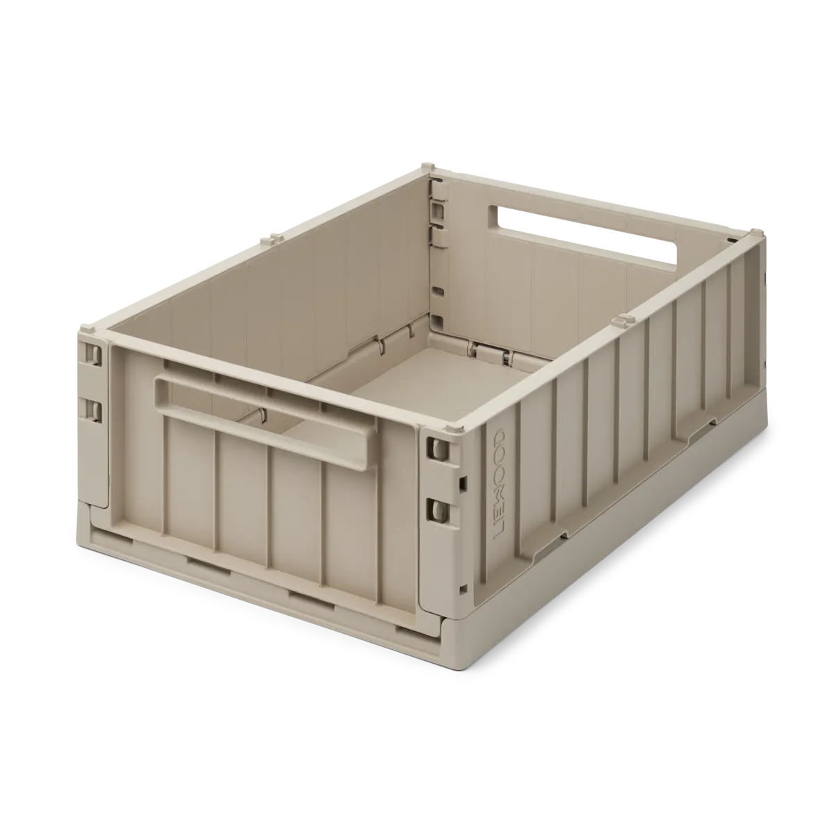 Liewood Stapelbar Hopfällbar Förvaring Large - Back Weston Storage Box L Sandy Leksaksförvaring Back Stor