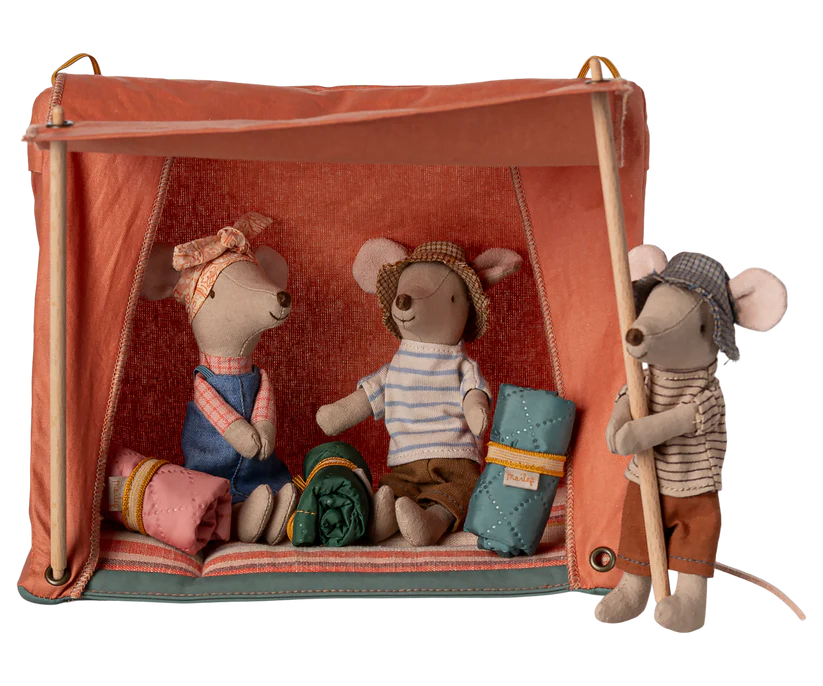 Maileg Camping Tält Stort - Rött