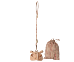 Maileg Sele och Koppel Tillbehör till Sovande Kanin / Katt - Bunny Harness med Påse