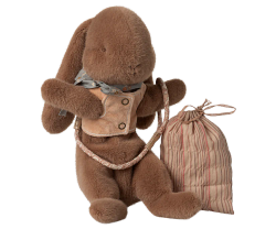 Maileg Sele och Koppel Tillbehör till Sovande Kanin / Katt - Bunny Harness med Påse