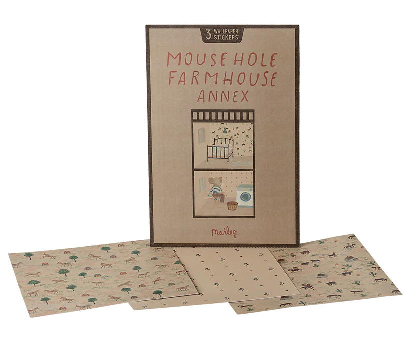 Maileg Tapeter till Farmhouse Extrarum Annex - Litet Set