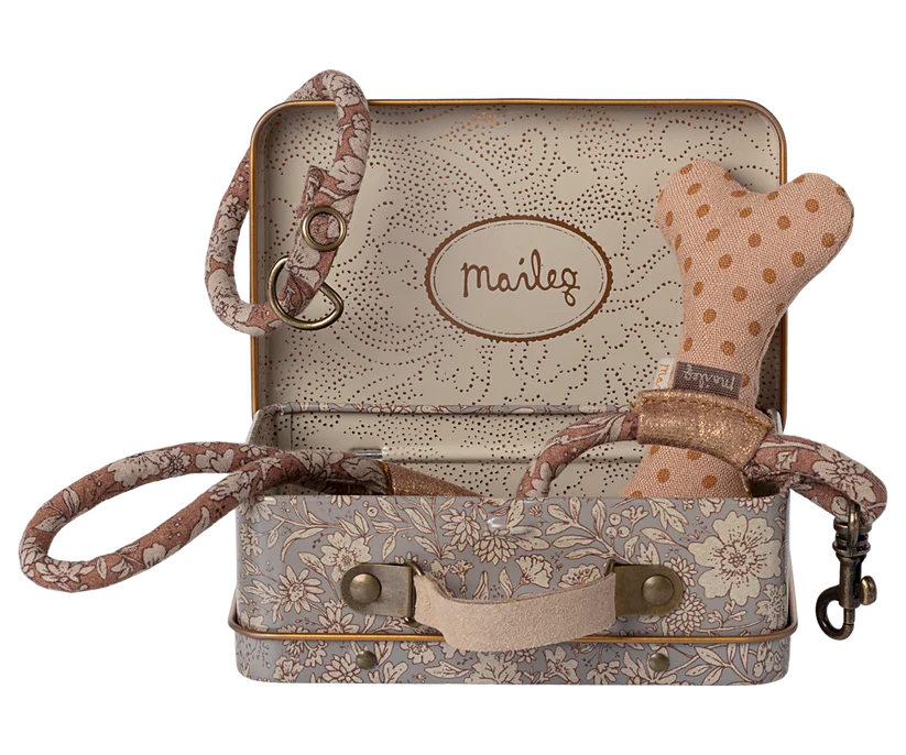 Maileg Väska med Tillbehör till Valp - Puppy Supply Koppel Rosa 2025