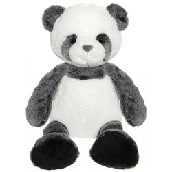 Teddykompaniet Mjuk Panda Melerad - Mjukisdjur Teddy Wild Björn