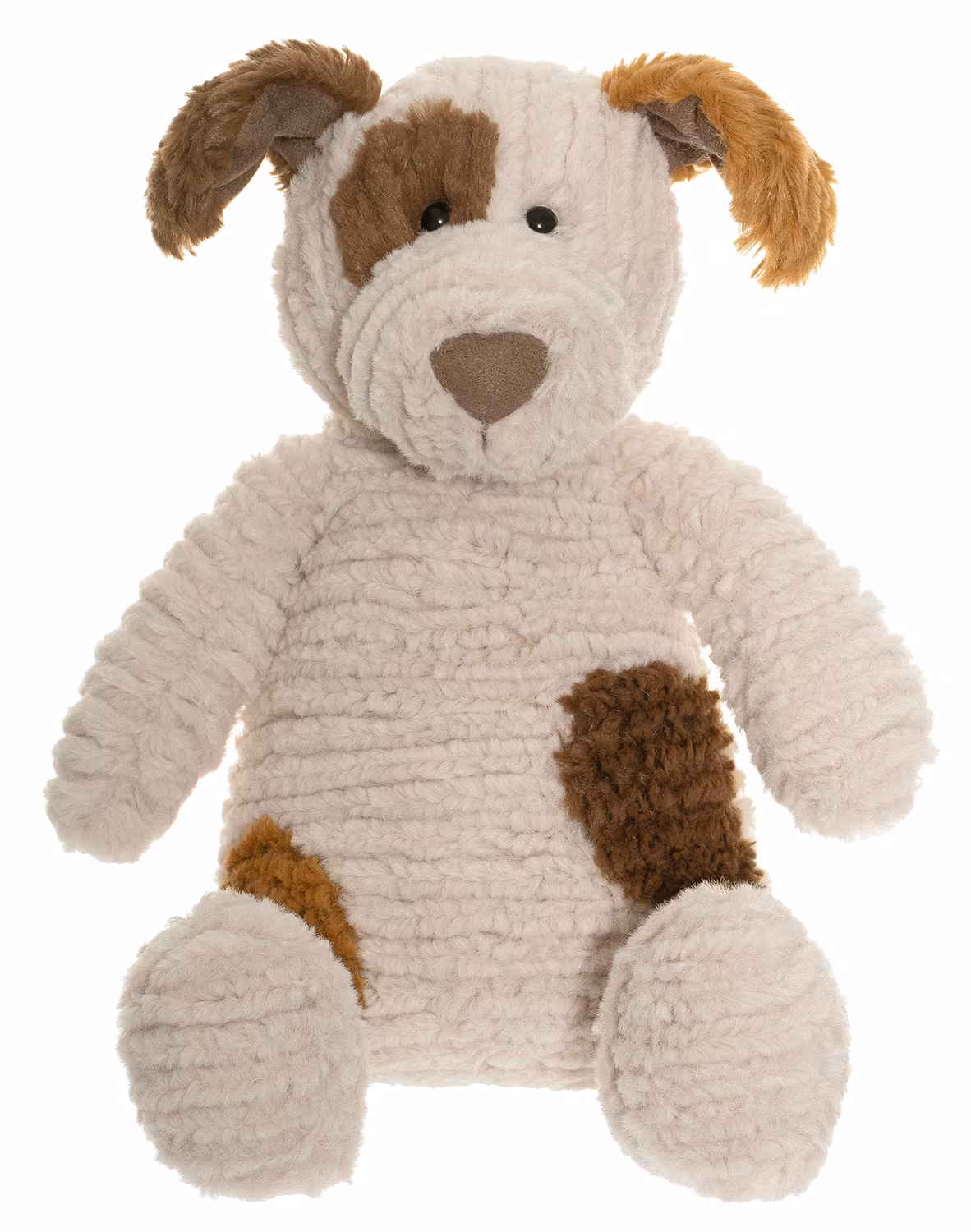 Teddykompaniet Fläckig Hund - Mjukisdjur Tuffsisar Henry Beige Brun