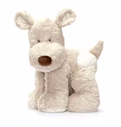 Teddykompaniet Mjuk Hund - Mjukisdjur Teddy Cream Beige Stor