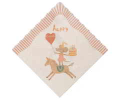Maileg Servetter Enhörning Rosa - Happy Birthday Unicorn