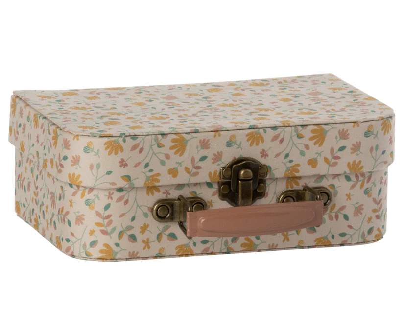 Maileg Resväskor Förvaring Set om 2 - Merle Häst Chevaux heureux Tygbeklädda