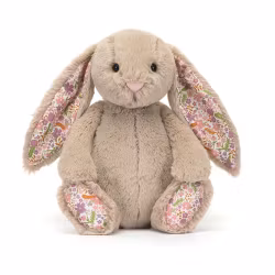 Jellycat Kanin med Blommiga Öron - Blossom Bunny Original Beige