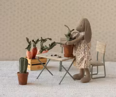 Maileg Kaktus Krukväxt Miniatyr i Tyg - Cactus Blomma Dockhus
