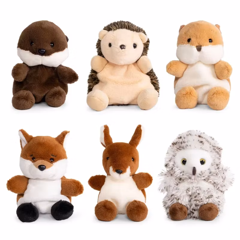 Mjukisdjur med Tyngd Brun Igelkott - Living Nature Woodland Animal Beige