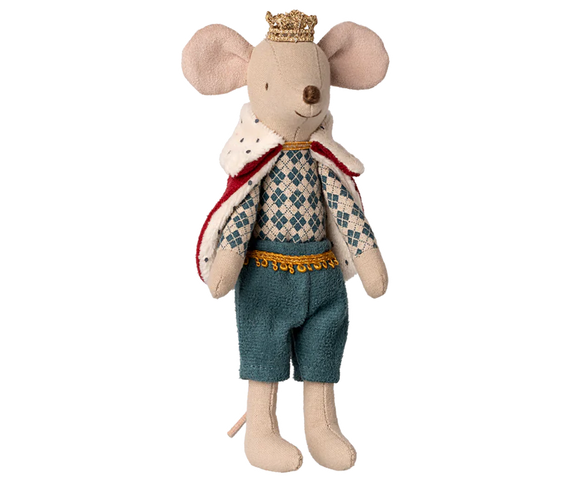 Maileg Kung Mus med Mantel och Krona - Maileg A/W - 25