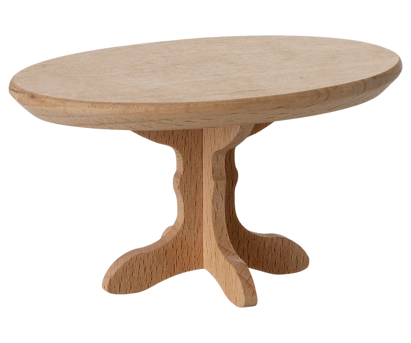 Maileg Ovalt Soffbord i Trä Till Möss - Maileg A/W - 25