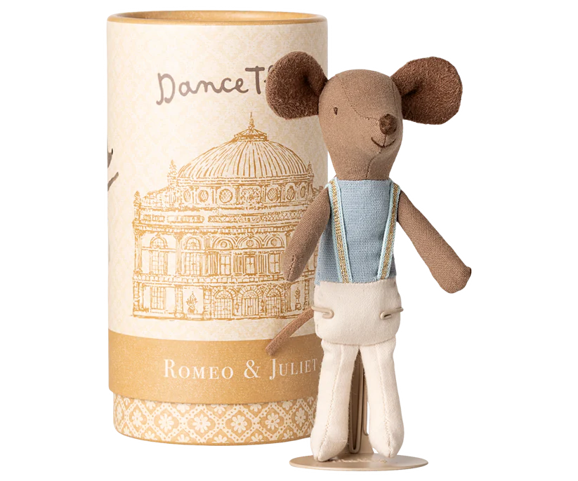 Maileg Storebror Dansmus i Ask med Ställ - Romeo & Julia Maileg A/W -25
