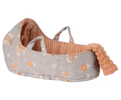 Maileg Blommig Carrycot till Micro Kaniner - Maileg A/W -25