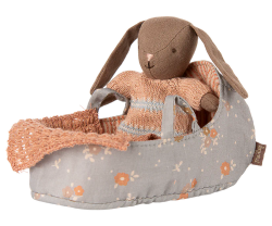 Maileg Blommig Carrycot till Micro Kaniner - Maileg A/W -25