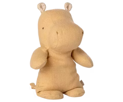 Maileg Flodhäst Small Gul - Safari Friends Hippo Cream Yellow - Maileg A/W -25