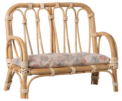 Maileg Soffa i Rotting med Blommig Sittdyna Large - Maileg A/W - 25