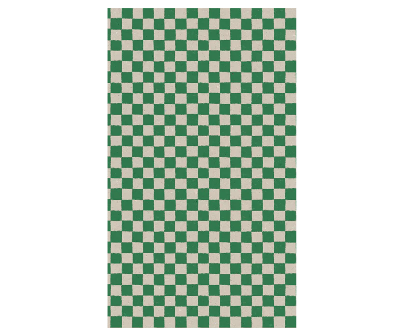 Maileg Presentpapper Rutigt Grönt 10 m - Checker Green Maileg A/W -25