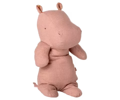 Maileg Flodhäst Medium Rosa - Safari Friends Hippo Rose -Maileg A/W -25