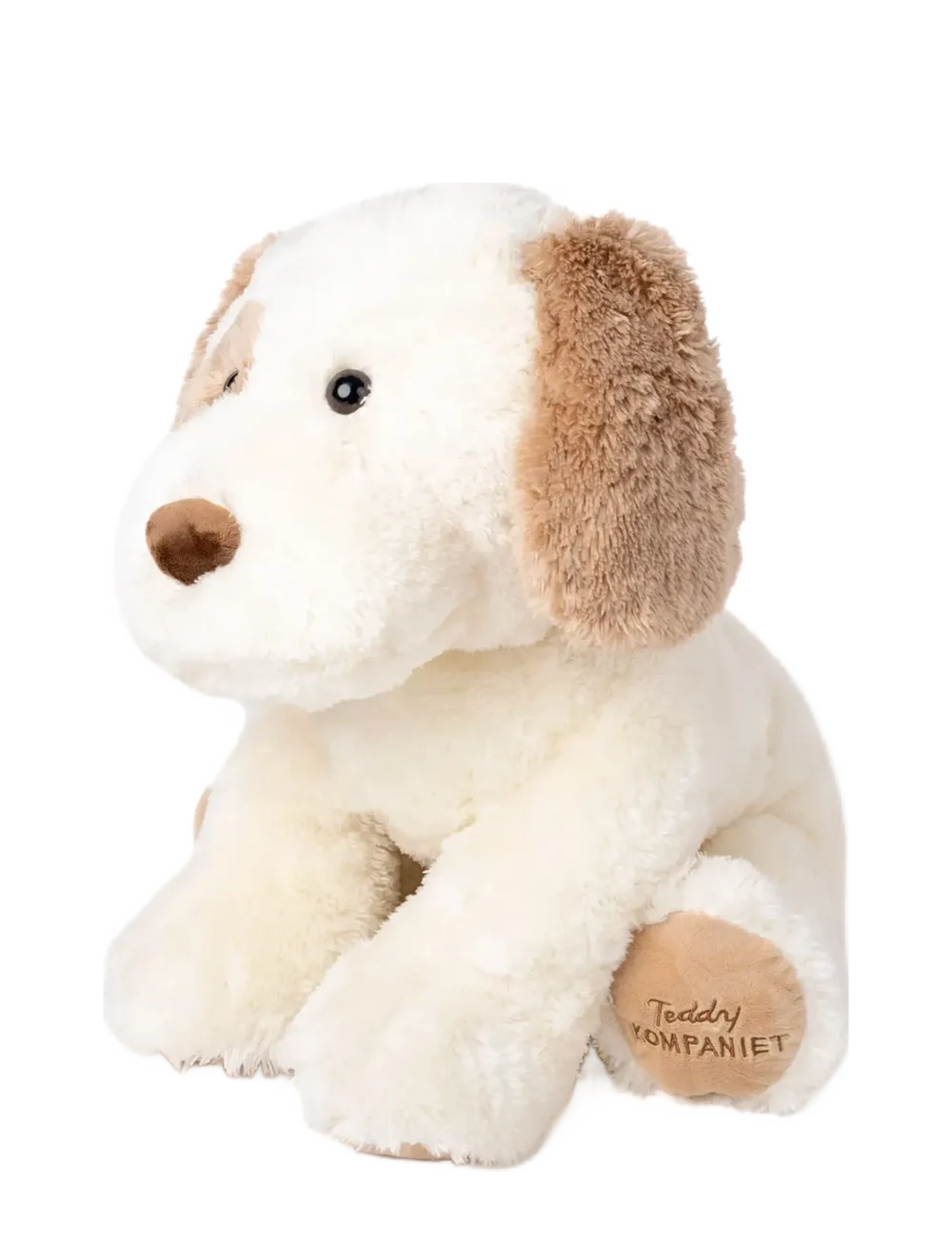 Teddykompaniet Jättestor Mjuk Hund Fläckig Brun - Selma XL