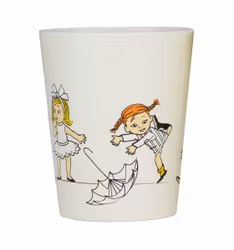 Tumbler Mugg Beige Pippi Långstrump på Cirkus - Samlarmugg Astrid Lindgren Rätt Start