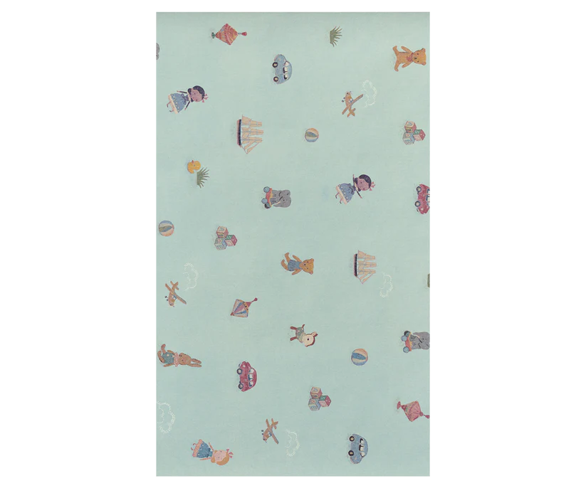 Maileg Presentpapper Blått med Leksaker 10 m - Toys