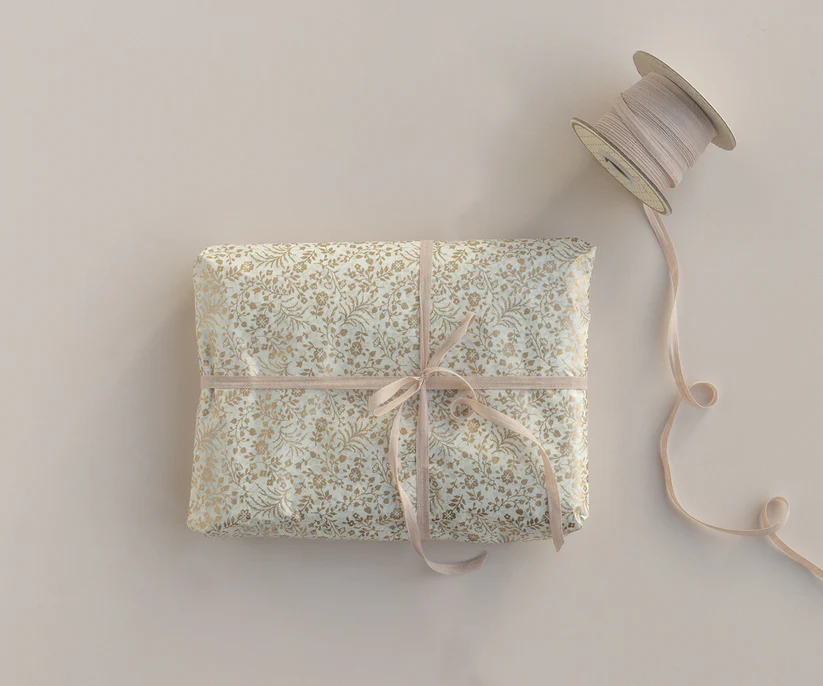 Maileg Bomullsband 25 m - Powder Ljusrosa Band På Pappersrulle