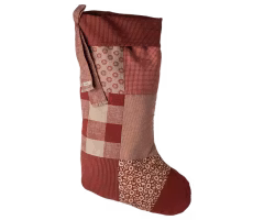 Maileg Julstrumpa Blommig Röd - Christmas Stocking Flower Maileg A/W-25