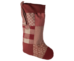 Maileg Julstrumpa Blommig Röd - Christmas Stocking Flower Maileg A/W-25