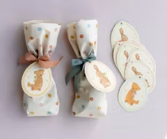 Maileg Present Etiketter 12 stycken Kaniner & Nallebjörnar - Bunnies and Teddies