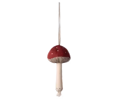 Maileg Hänge i Tyg Flugsvamp - Mushroom Ornament Röd Svamp